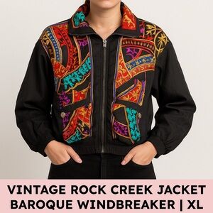 Rock Creek vintage baroque jacket lightweight nylon XL